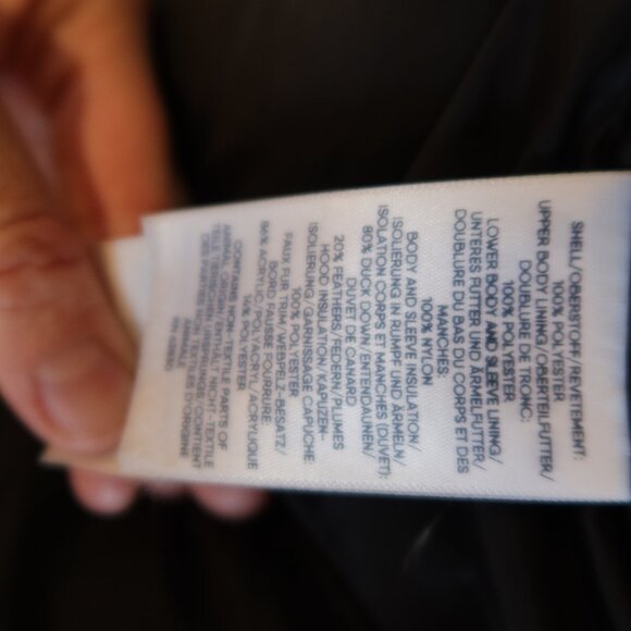 LANDS END BOYS XXL expedition down coat parka ski snow waterproof warm winter - Picture 5 of 14